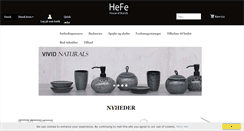 Desktop Screenshot of hefe.dk